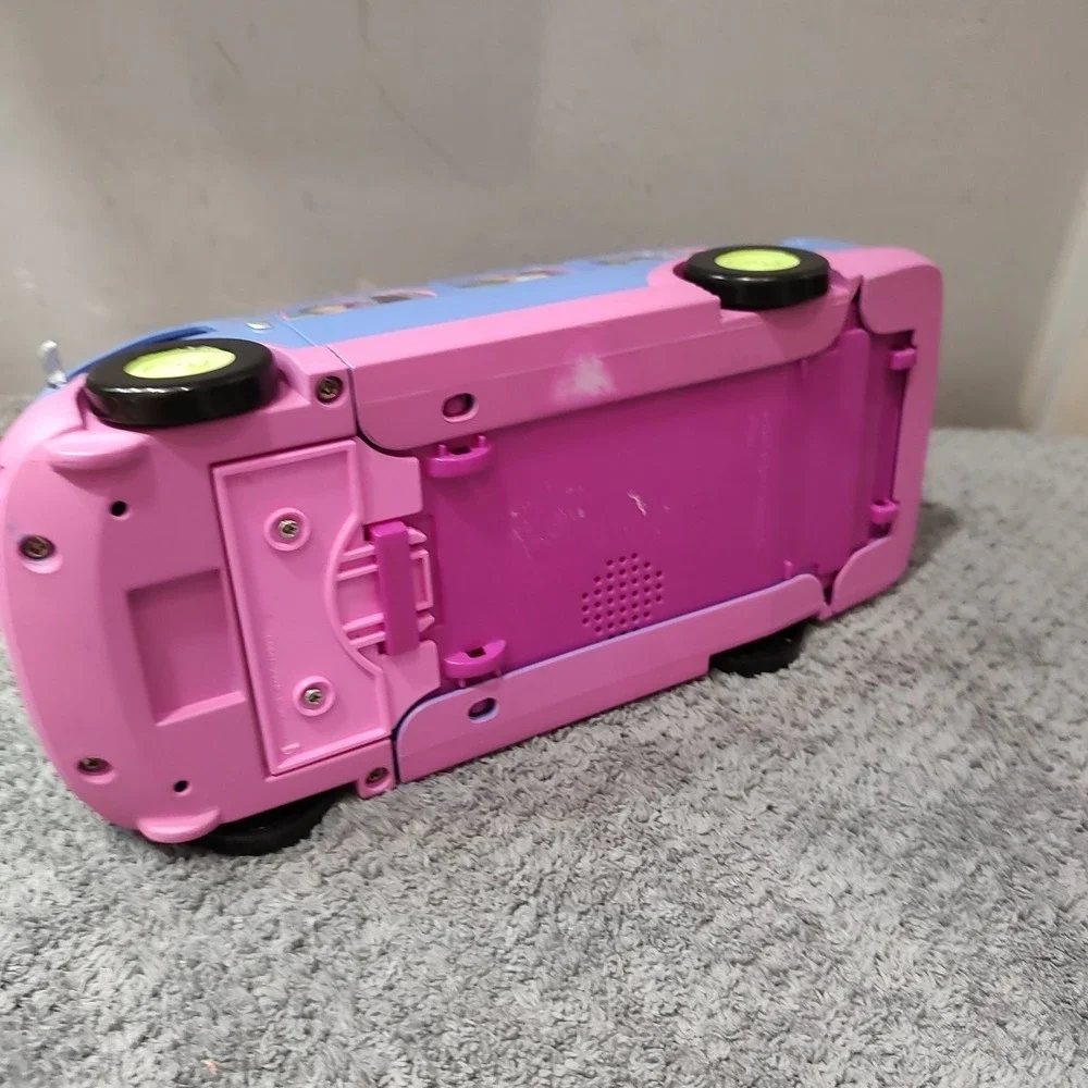 2004‎ Polly Pocket Party Bus RV Van Lights Sounds Rare Vintage Purple Disco